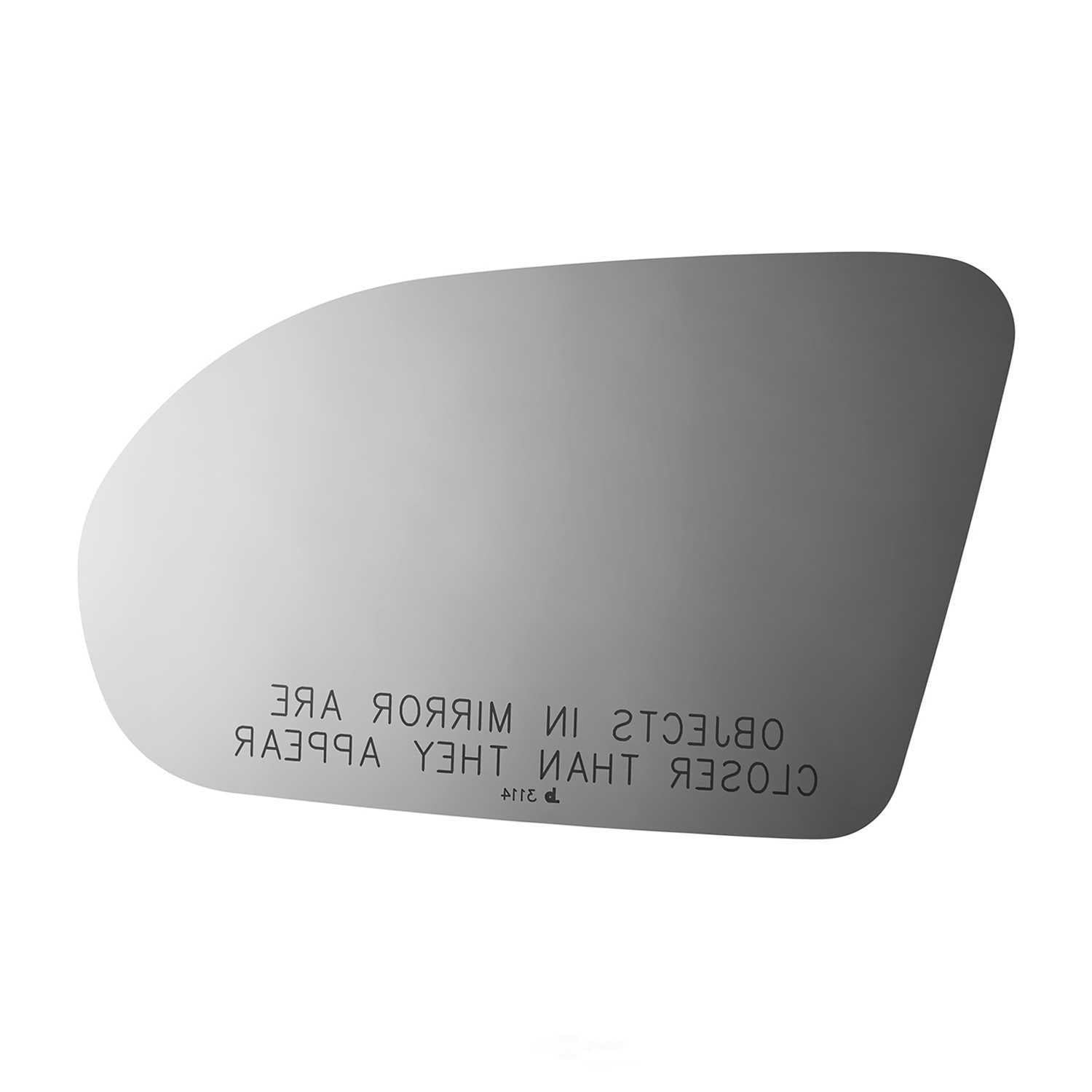 Burco Side View Mirror Replacement Glass - Clear Glass - 3114