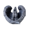 thumbnail image 2 of Estatua de ángel manos en oración, artística estatua conmemorativa de ángel, decoración para hogar, colecciones de adorno gris perfecl estatua de alas de angel, 2 of 8