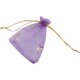 thumbnail image 2 of 100 bolsas de organza JAMW con cordón para regalos de boda 9 X 12 cm estampado de mariposa morado, 2 of 5