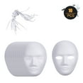 thumbnail image 1 of Paper  DIY White Paper  Pulp Blank Hand Painted  Masquerade  10 pcs, 1 of 7