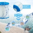 thumbnail image 4 of Type I Pool Filter Cartridge, 58093 Replacement Filter Cartridge for 300/330 Gal/H Filter Pump, for Summer Waves Above Ground Pool Pump (8 Pcs), 4 of 6
