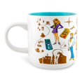 thumbnail image 3 of Taza de cerámica plateada con Buffalo Scooby-Doo and the Gang Crystal Cove, 3 of 8