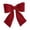 Red1, variant on Burgundy Red Velvet Christmas Bows, Small Christmas Bows Xmas Decorative Ties, Bow Ornaments Wreaths Twist-Tie Bows for Gift-Wrapping, Festive Winter Decor, Home Party,Wine red,S
