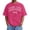 Hot Pink@GC@, variant on CONZONE Mens T-Shirts Short Sleeve Distressed T Shirts for Men Crew Neck Letter Graphic Y2K Casual Summer Tee Tops