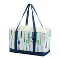 thumbnail image 3 of Bolsa de transporte, bolsa térmica, práctica, con asa, aislante, reutilizable, para comestibles. Verde, 3 of 9