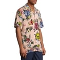 thumbnail image 4 of No Boundaries Men's Short Sleeve Tropical Resort Shirt, 4 of 4