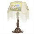 thumbnail image 2 of Meyda Tiffany 20286 18" H Reverse Painted Roses Fabric - Off White, 2 of 2
