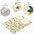thumbnail image 4 of FREEAMG Many Lemons Dish Drying Mat - 18 x 24inch- Extra Large Microfiber Dish Draining Mat, Counter top Mat, Microfiber Multi-Purpose Counter Rack Sink Drainer Pad, 4 of 7
