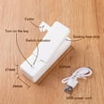 thumbnail image 3 of Scellant Rechargeable Portable pour Collation Alimentaire (Blanc), 3 of 9