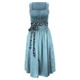 thumbnail image 3 of Women's Bavarian Oktoberfest Dirndl Dress with Apron Leopard Print Cosplay Party for Themed Festival Events, 3 of 6