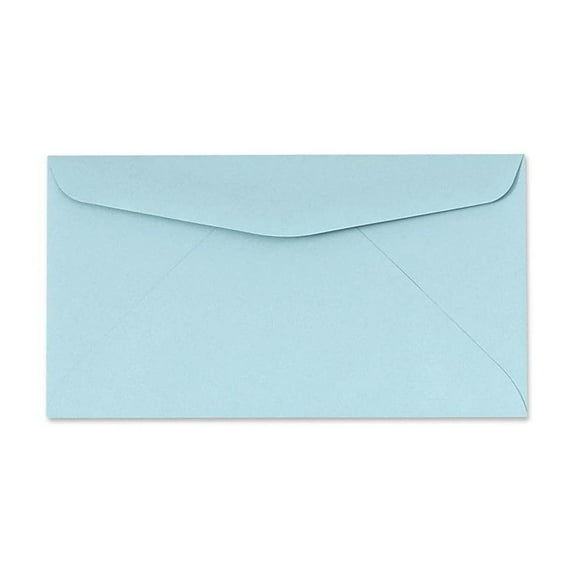 LUX 3 5/8" x 6 1/2" #6 3/4 60lbs. Regular Envelopes Pastel Blue 50/Pack 76245-50