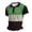 Brown, variant on Trendy Mens Polo Shirt Short Sleeve Half Zipper Color Block Polo Contrast Color Slim Fit Casual Shirts