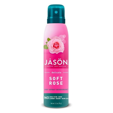 JASON® Delicate Soft Rose Dry Spray Deodorant, 3.2 Oz