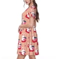 thumbnail image 2 of Disketp Bunny And Strawberry para Vestido de Manga Corta para Mujeres, Vestidos de Verano para Mujeres, Casual y Holgado para la Playa, 2 of 6