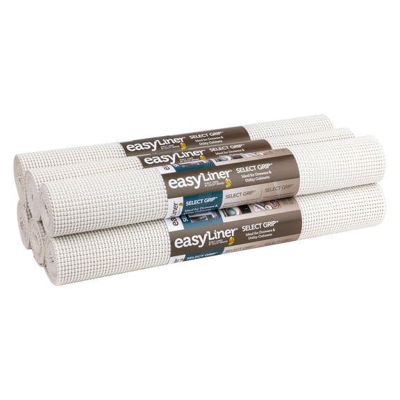 Select Grip™ EasyLiner® Brand Shelf Liner - White, 6 pk, 20 in. x 6 ft.