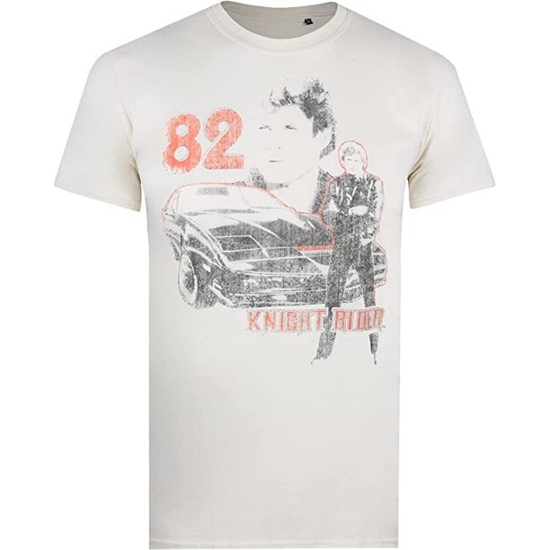 Knight Rider - Camiseta 82 de Algodón para Hombre (Natural)