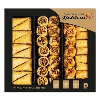 Cedar Pastries Authentic Mediterranean Pastries Baklava with Honey