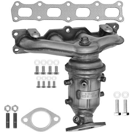 Fits/For Eastern Catalytic Exhaust Manifold With Integrated Catalytic Converter Fits select: 2010-2015 HYUNDAI TUCSON, 2011-2016 KIA SPORTAGE