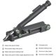 thumbnail image 4 of Multifunctional Scriber Tool Ruler for Woodworking Linear Bow with Dual Use Scriber Tool for Drawing Parallel Lines Measuring Chart, 4 of 5
