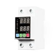 thumbnail image 1 of Dual Displays Self-reset Protector Overvoltage Undervoltage Current Adjustable Circuit Breaker Automatic Reclosure Switch, 1 of 8