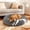 Deep Grey, variant on Calming Dog Bed Anti-Anxiety Donut Dog Beds for Small Medium Large Dogs,Washable Plush Fluffy Indoor Cat Kitten Round Cuddler Cushion (Cream, Large-36 inch)