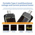 thumbnail image 4 of Type-C PD Trigger USB-C Voltmeter Ammeter Fast Charging Protocol Test Type-C Meter Power Bank Tester With PC Software ,Easy to Use, 4 of 5