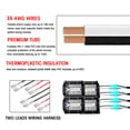 thumbnail image 3 of 300W Universal LED Light Bar Wiring Harness Kit 16AWG with 12V 40A Relay On Off Switch for Off Road Truck SUV ATV UTV Boat, 3 of 7