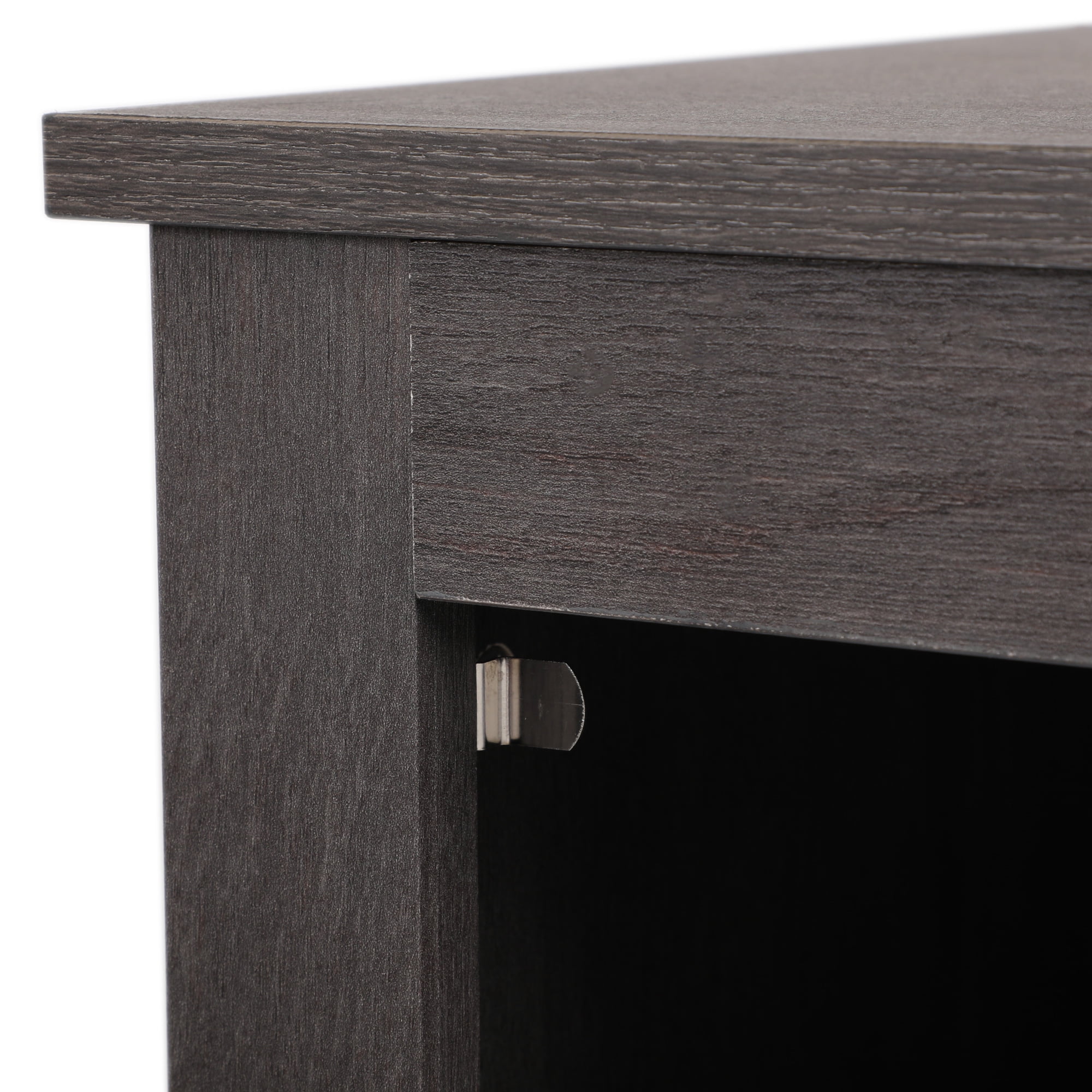 Private Jungle Set of 2 Vintage Wood Nightstand End Table Accent Cabinet W/Glass Door for Bedroom Office,Dark Gray Private Jungle Set of 2 Vintage Wood Nightstand End Table Accent Cabinet W/Glass Door for Bedroom Office,Dark Gray