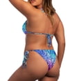thumbnail image 5 of Garronmavis Fish Scale Thong Bikini Sets for Women Halter Triangle Tops String Bikini Set Spaghetti Strap Bathing Suits Summer Beach Swimming Suit, 5 of 6