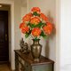 thumbnail image 5 of Ramo de claveles artificiales 12 flores de tela para la decoración de la oficina en casa de bodas, arreglo de plantas artificiales, sin mantenimiento, 5 of 6