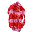 thumbnail image 4 of No Boundaries Women's Festival Crochet Stripe Hobo Bag, Pink Jubilee Stripe, 4 of 6
