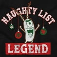 thumbnail image 2 of Plankton Xmas Naughty List Legend Baby Romper Boys or Girls, 2 of 6
