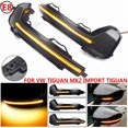 thumbnail image 3 of 2 Pieces Dynamic LED Turn Signal Blinker Mirror Flasher Light For VW Volkswagen Tiguan MK2 Touareg MK3 2017 2018 2019 2020, 3 of 6