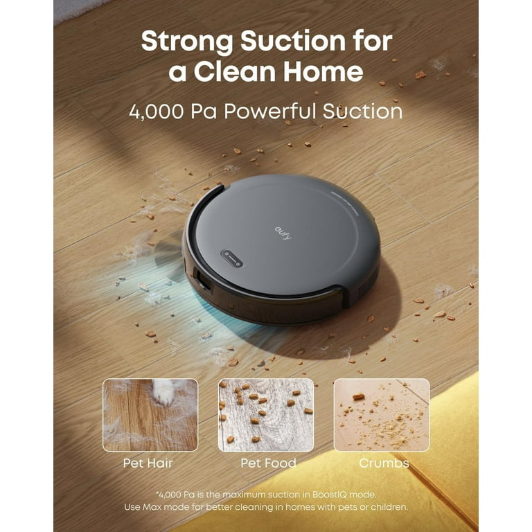 eufy Robot Vacuum C10 with Self Emptying, 8 Weeks Hands Free +6