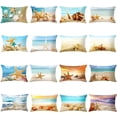thumbnail image 2 of Summer Beach Pillow Case StarConch Shell Cushion Cover Sofa Home Decoration Landscape Polyester, 2 of 5