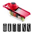 thumbnail image 2 of 10pcs/set Multifunctional Mandoline Slicer Set Carrot Onion Slicer Potato Chopper Julienne Cutter Household Garlic Shredder, 2 of 9