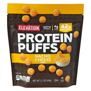 Elevation Nacho Cheese Protein Puffs, 2.1 oz