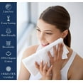 thumbnail image 6 of A1 Home Collections LLC Delara Organic Cotton Luxuriously Plush  Hand Towel Pack of 2 |GOTS & OEKO-TEX Certified |650 GSM Long Staple | Quick Dry &, 6 of 7