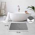 thumbnail image 2 of Alfombra de baño Stone ZIKIBL Diatomaceous Earth, antideslizante, gris, 60 x 40, 2 of 6