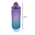 thumbnail image 4 of Botella de agua motivadora 2l NetGame Botella de agua Motivador 2L, color azul con morado, 4 of 4
