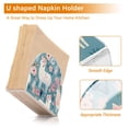 thumbnail image 4 of Sheeps Flowers Napkin Holder for Table Clear Napkin Stand Paper Holder Acrylic Organizer Dispenser Napkins for Dinner Kitchen Restaurant Room, 4 of 8