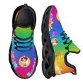 thumbnail image 1 of Zapatos de hospital con plataforma y estampado degradado para mujer, zapatillas de tenis cómodas de malla ligera para mujer, 1 of 6