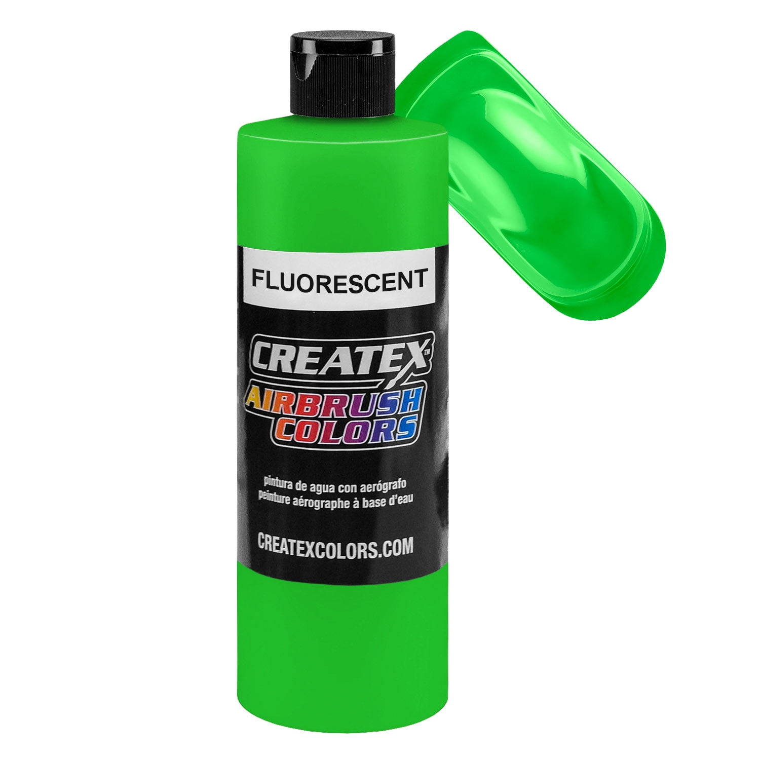 Createx 5400 Fluorescent Green Airbrush Artist Colors 2.0 oz Bottle