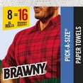 thumbnail image 4 of Brawny® Pick-A-Size® 2-Ply Paper Towels, 130 Sheets Per Roll, Pack Of 8 Rolls, 4 of 8