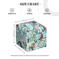 thumbnail image 4 of Susaid Cartoon Pirate Print PU Leather Tissue Box Cover, Square Decorative Tissue Holder, for Living Room, Bedroom, Dining-Table,Kitchen,Office,Car, 4 of 7