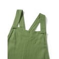 thumbnail image 4 of Liacowi Women Sleeveless Cotton Adjustable Straps Jumpsuit Overalls Casual SummerBaggy Romper Bib Loose Trousers with Pocket, 4 of 9