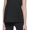 thumbnail image 3 of Calvin Klein Womens Performance Women's Dropped-Armhole Tank Top, Black, Medium, 3 of 3