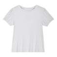thumbnail image 5 of Frwgonr Girls Shirts Puff Short Sleeve Tops Kids Summer T Shirts Crewneck Fashion Tees Size 1T-9, White, 5 of 5