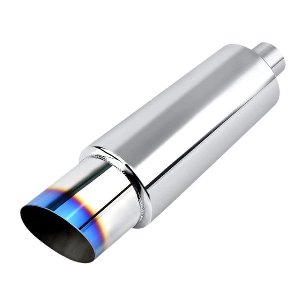 Silenciador de escape,Silenciador de escape Sólido de acero inoxidable resistente,Reemplazo de silenciador de escape automático para automóviles resistentes,Reemplazo de silenciadores de