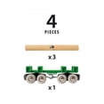 thumbnail image 5 of Set de tren de juguete BRIO World Lumber Loading Wagon 33696, color verde, 5 of 5